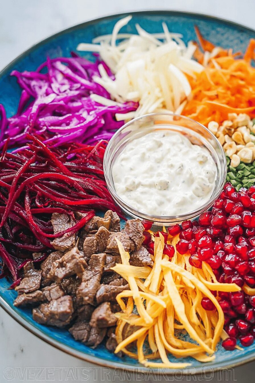 Beet Pomegranate Salad