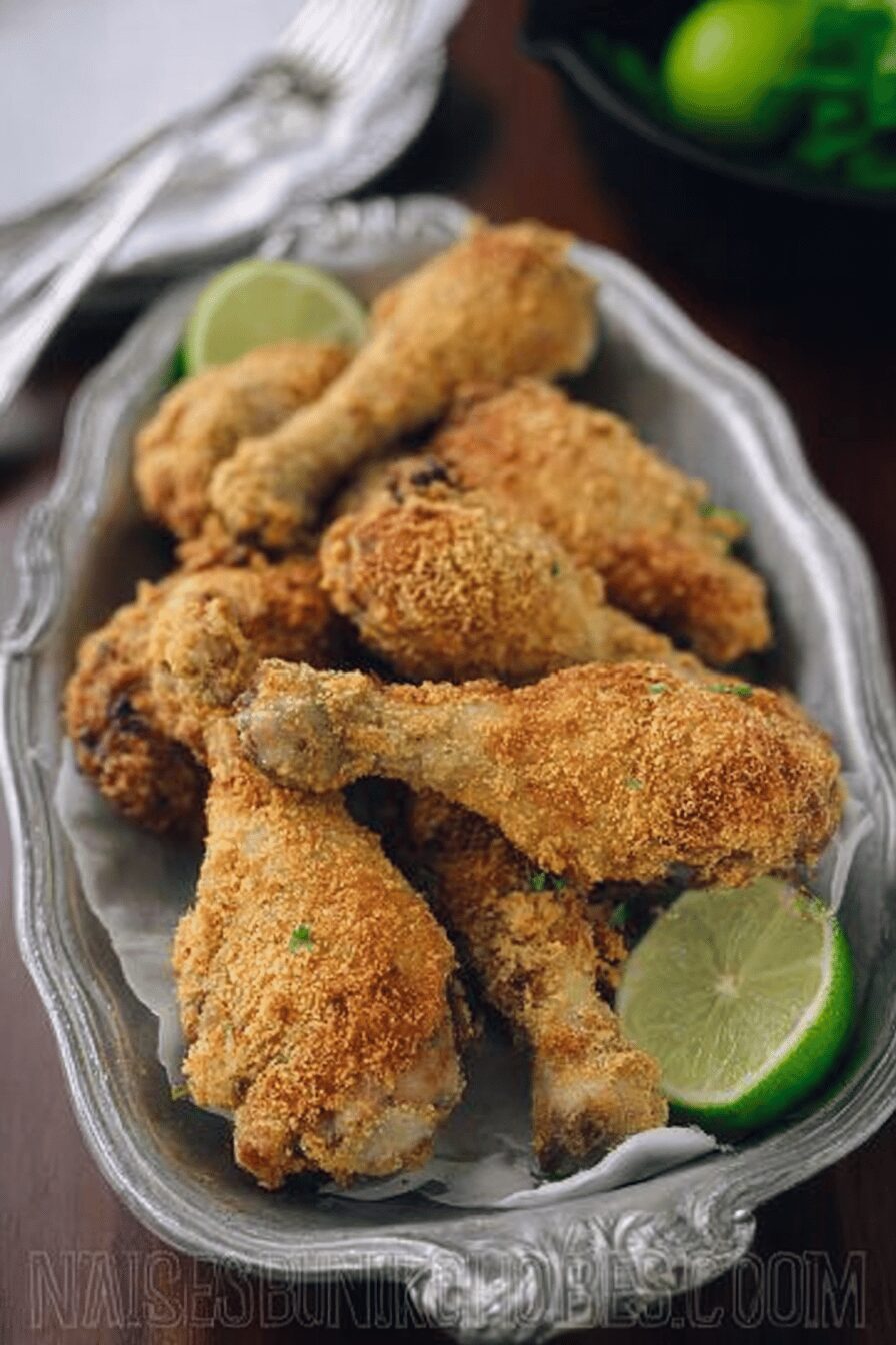 Breaded Baked Chicken Drumsticks