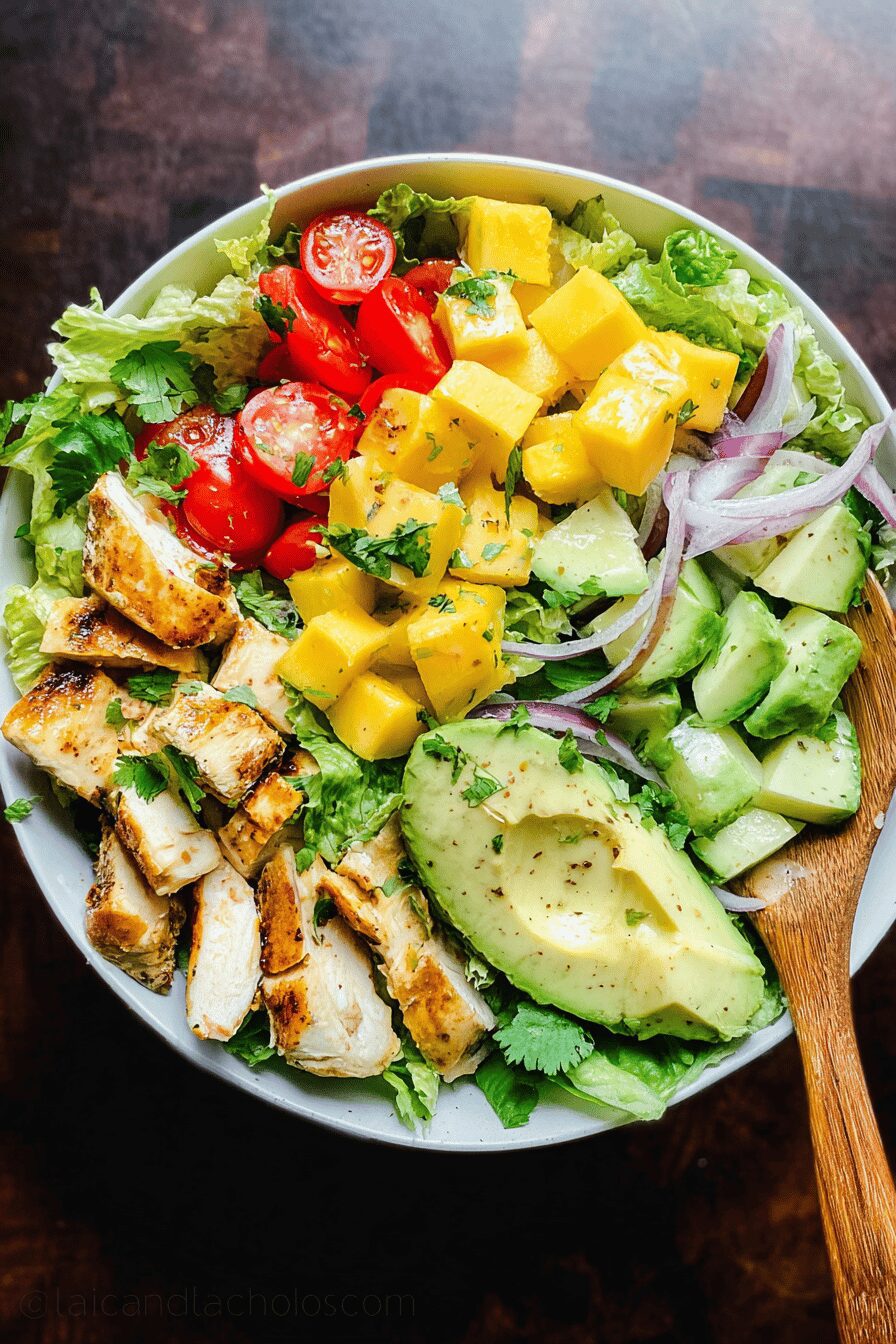 Chicken Mango Avocado Salad