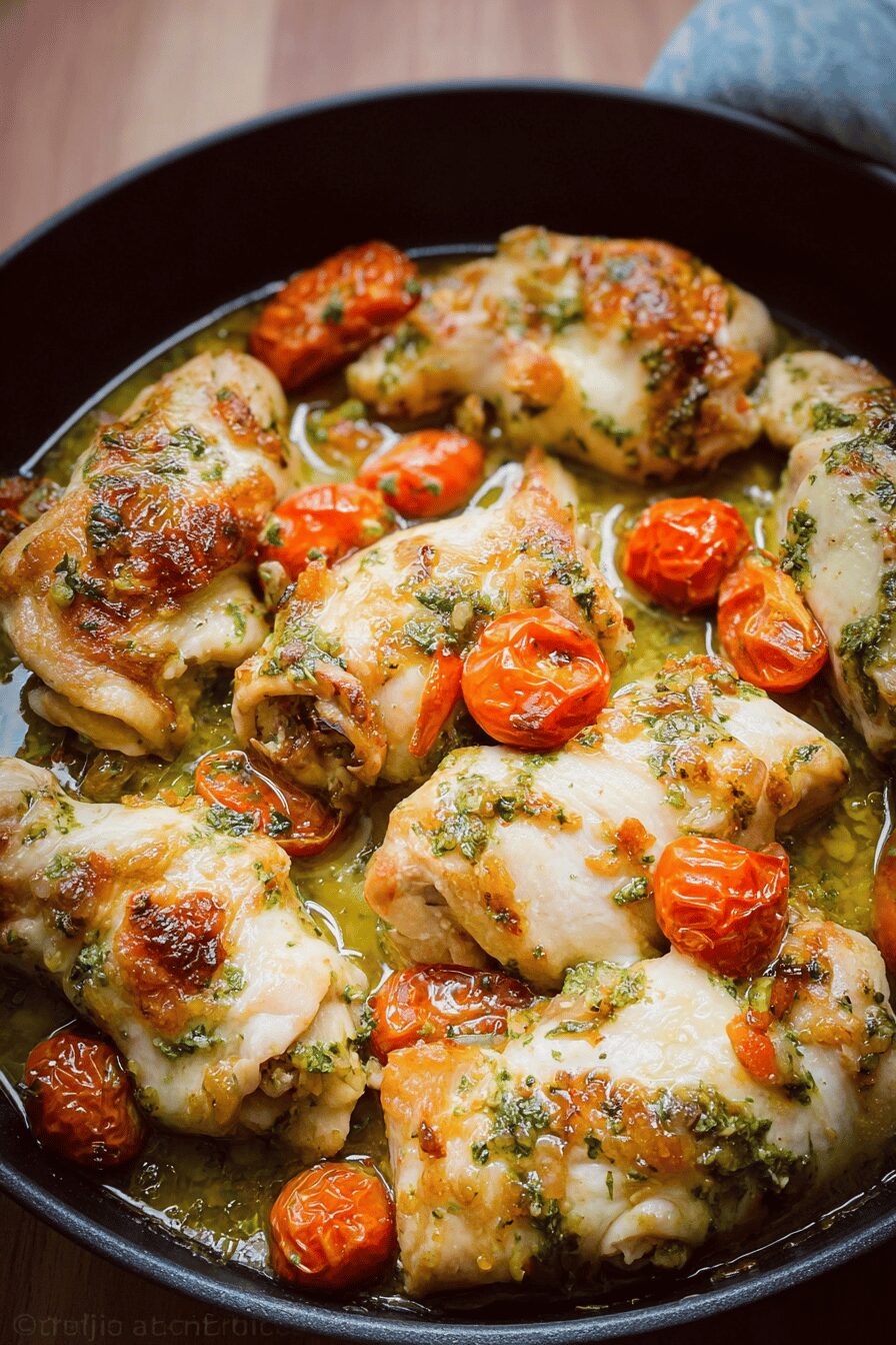 Chicken Pesto Roll Ups