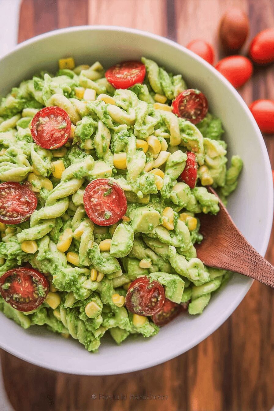Creamy Avocado Pasta Salad