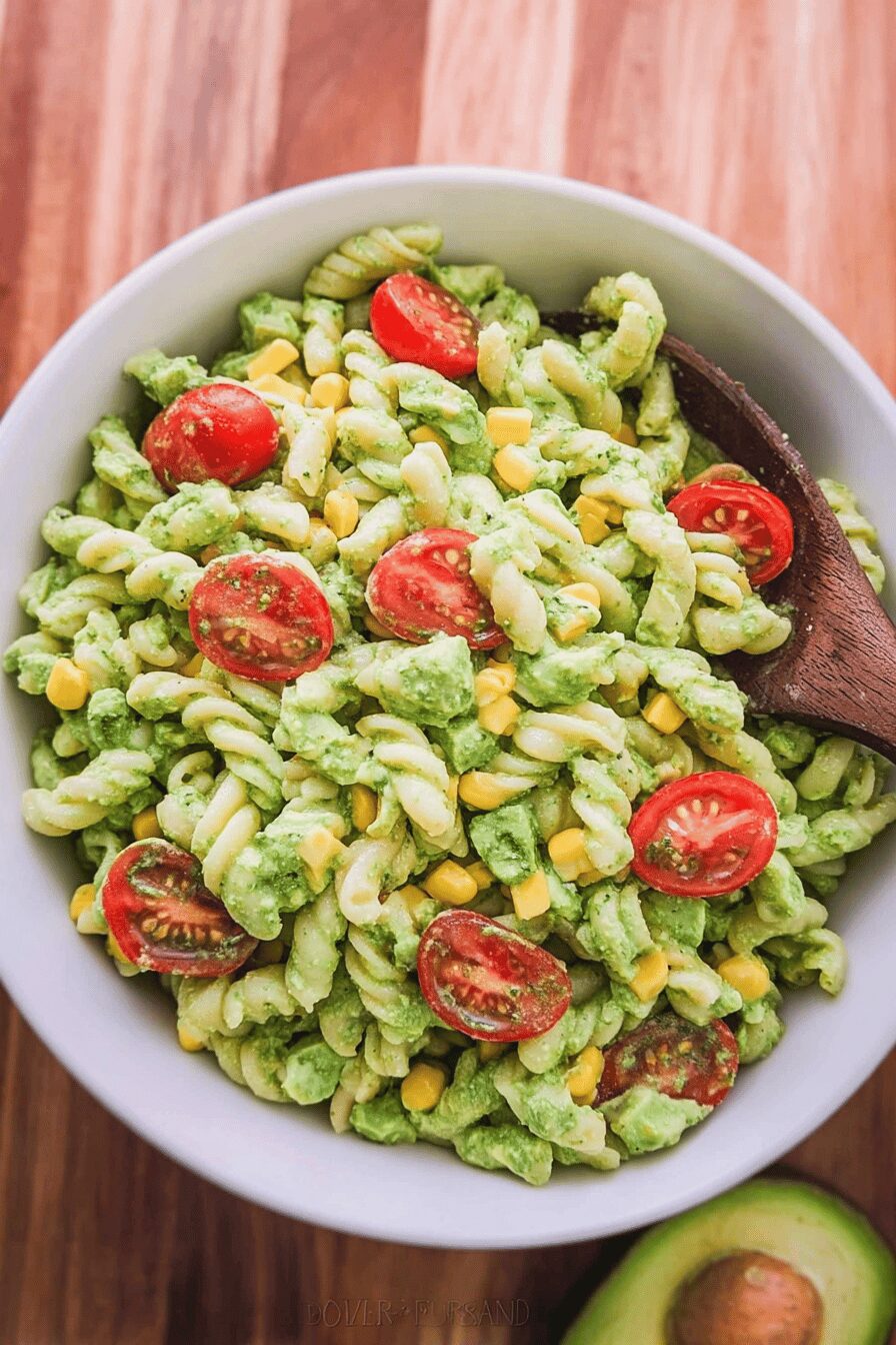 Creamy Avocado Pasta Salad