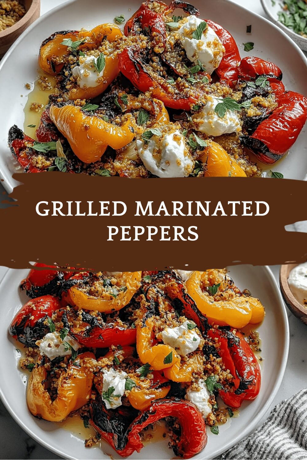 Grilled Marinated Peppers