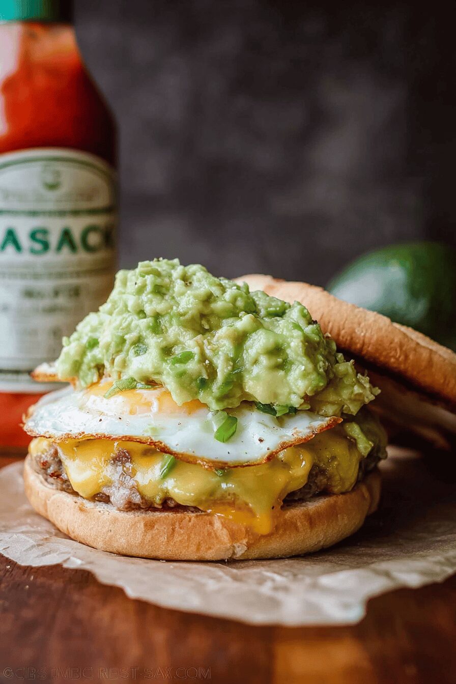 Guacamole Brunch Sandwich