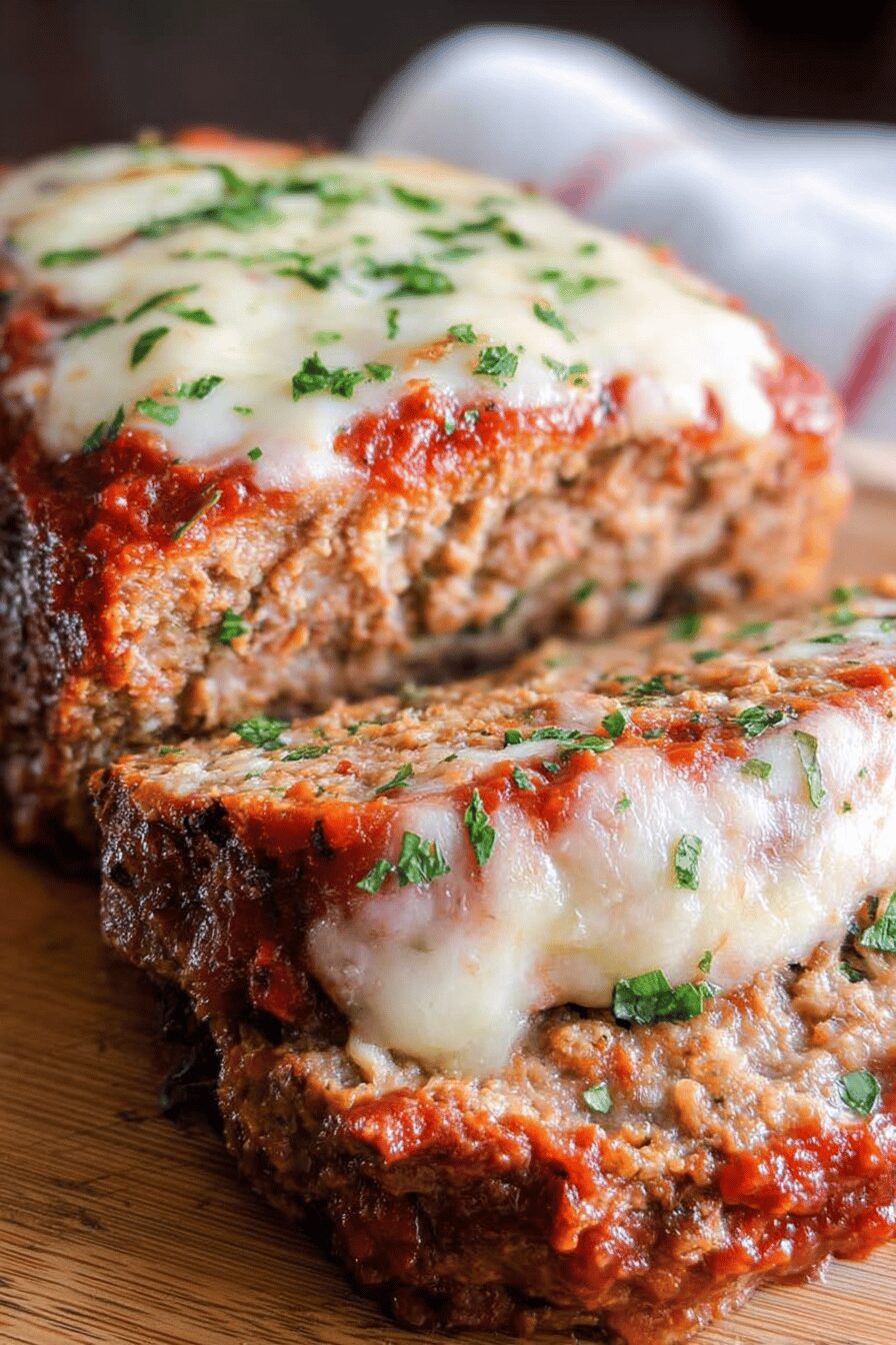 Italian Meatloaf Marinara Cheese