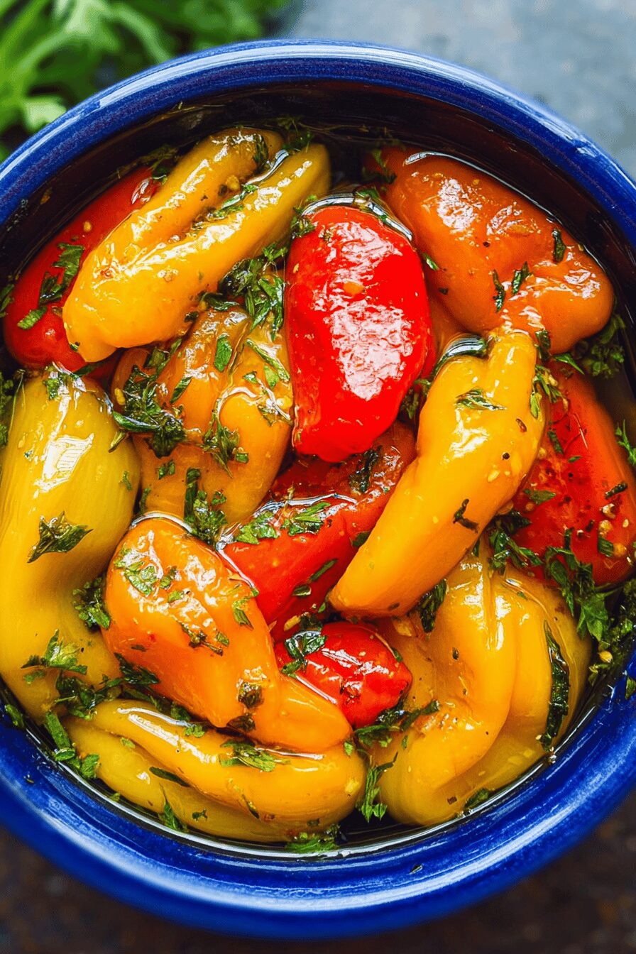 Marinated Mini Sweet Peppers