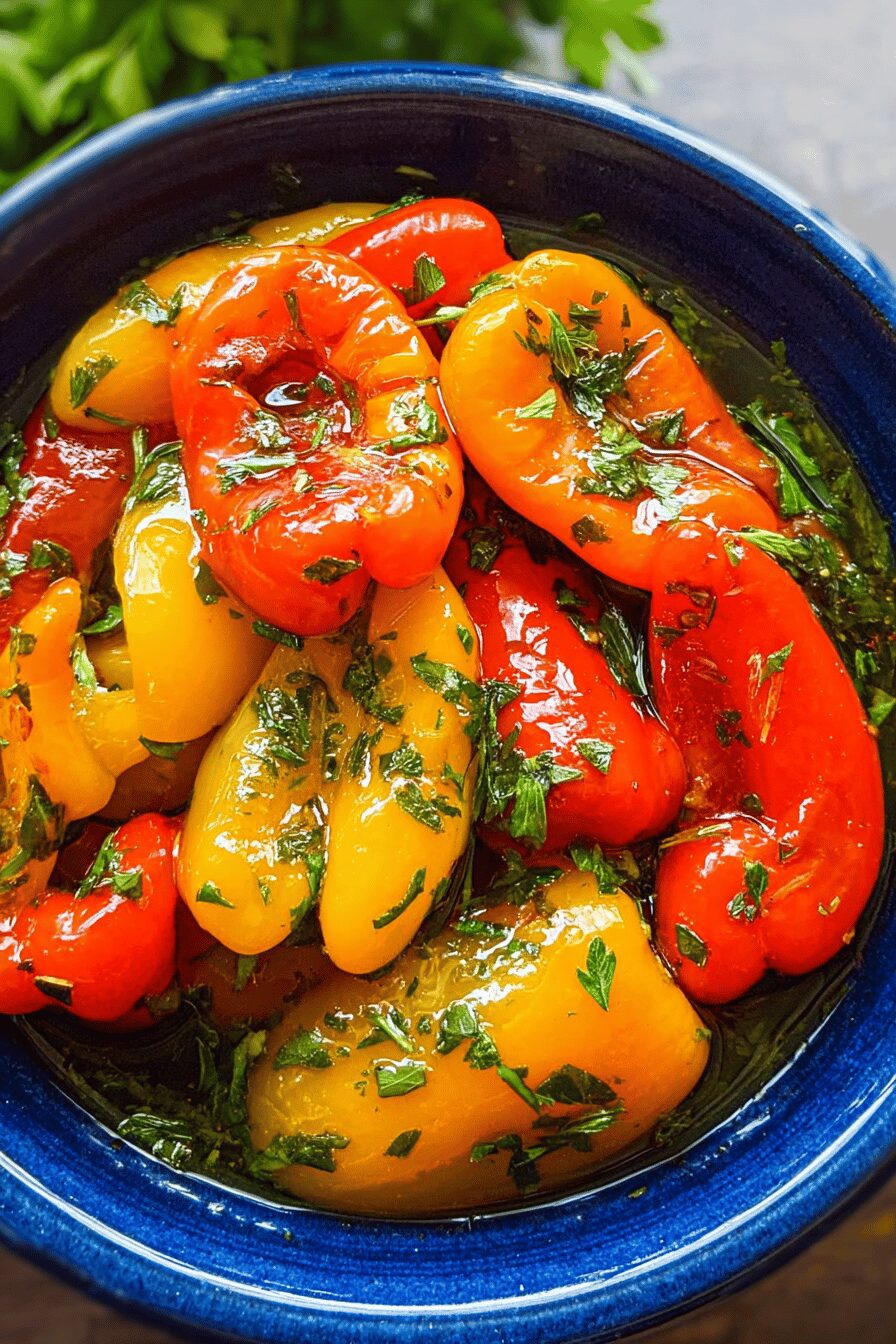 Marinated Mini Sweet Peppers