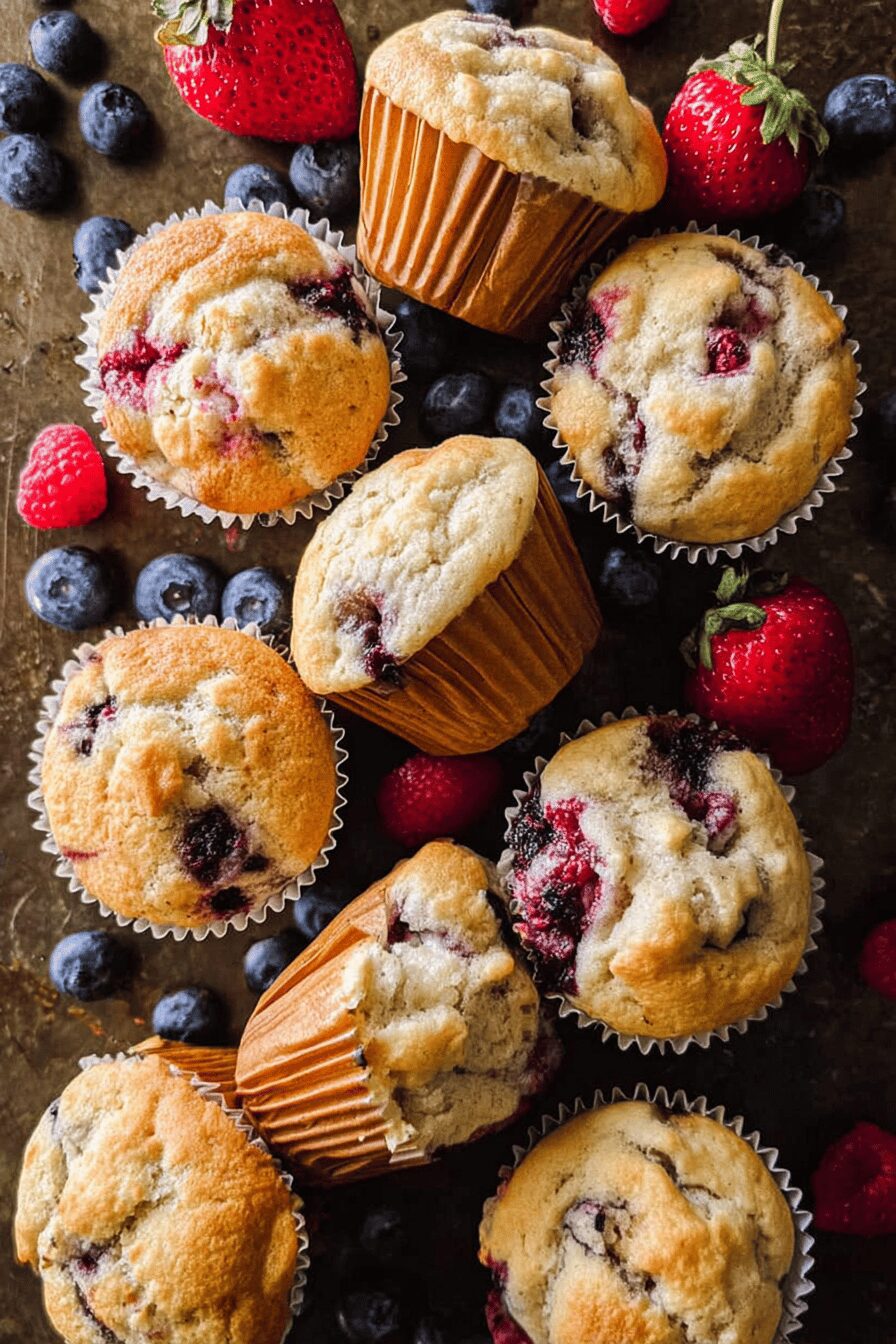 Mixed Berry Muffins