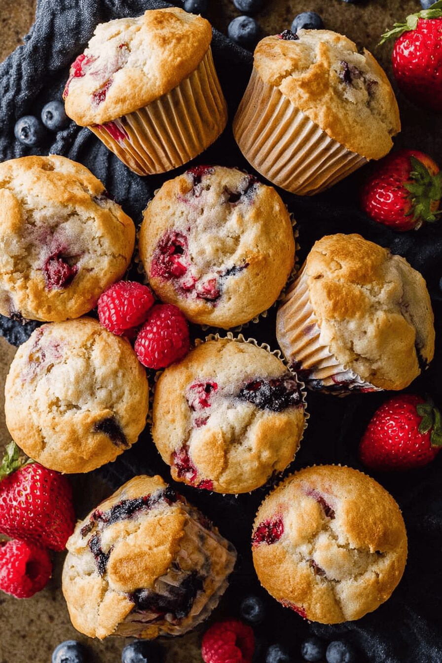 Mixed Berry Muffins