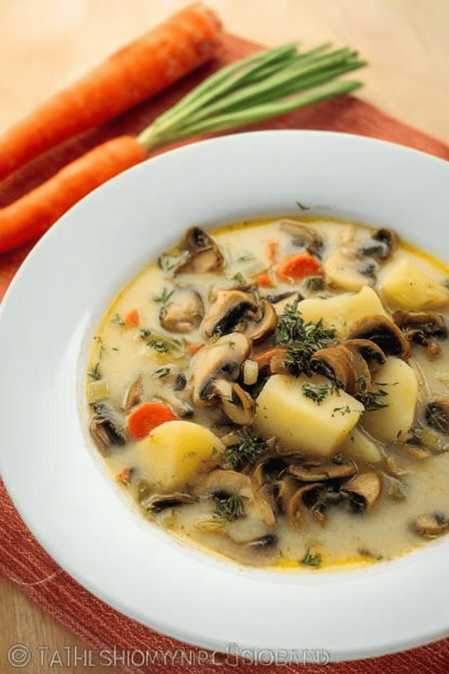 Russian Mushroom And Potato Soup