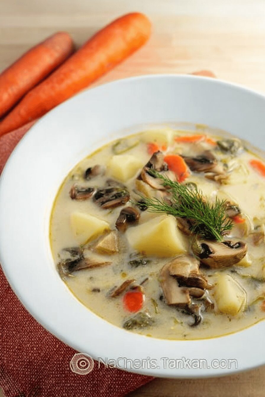 Russian Mushroom And Potato Soup