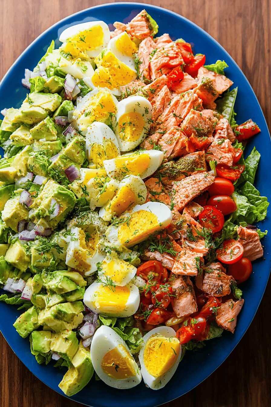 Salmon Cobb Salad