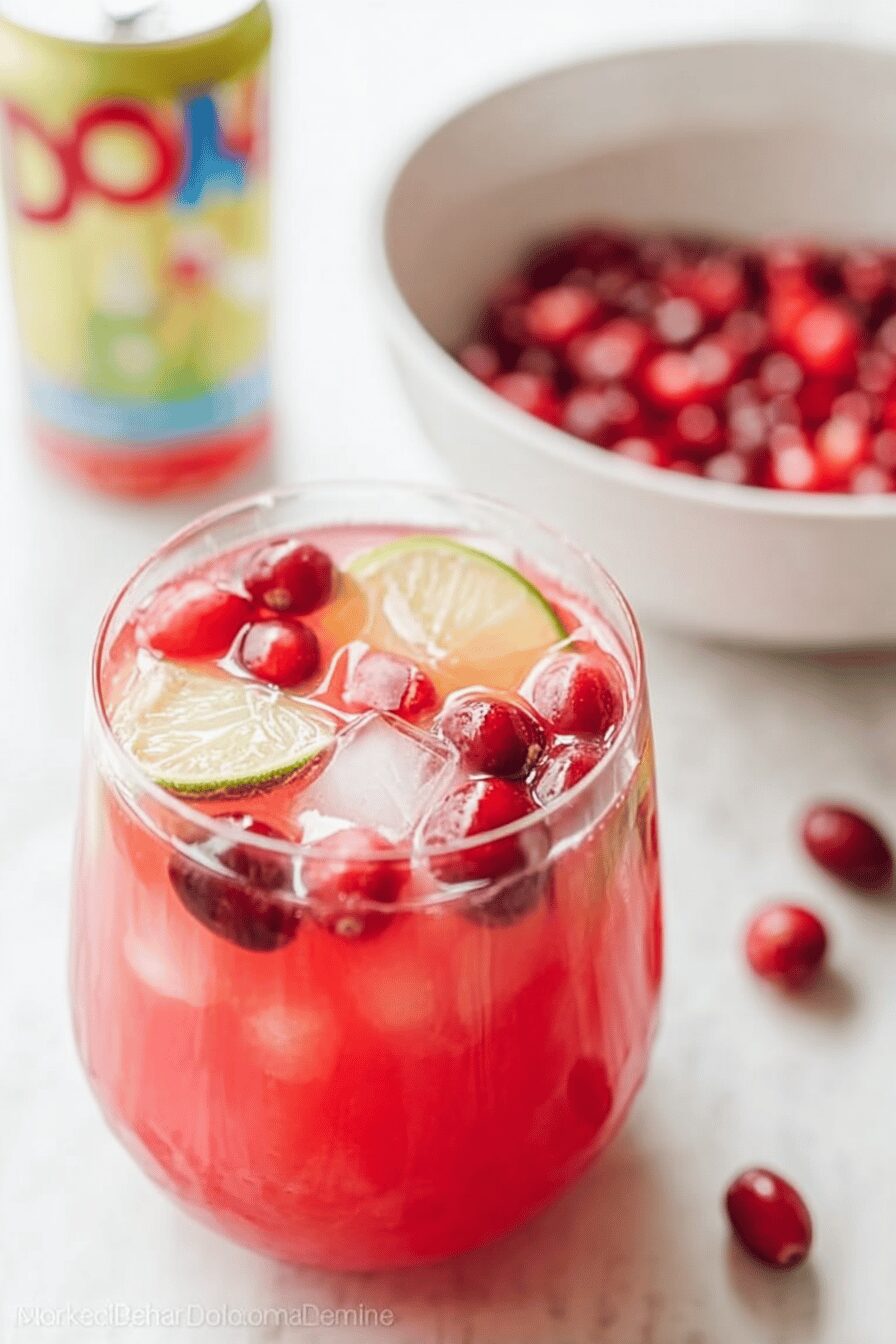 Sparkling Cranberry Pineapple Punch