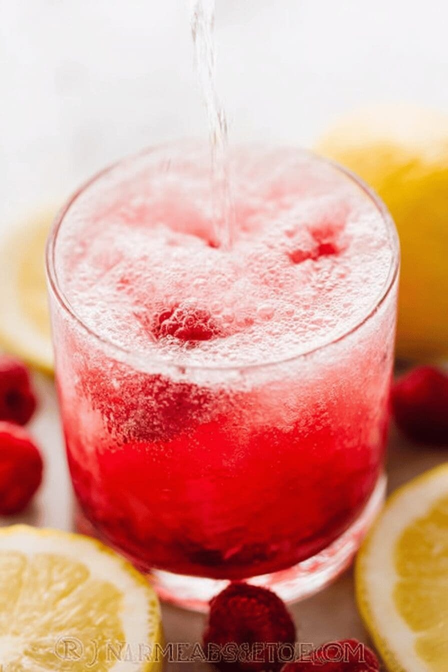 Sparkling Raspberry Lemonade Recipe With Fresh Citrus Flavor