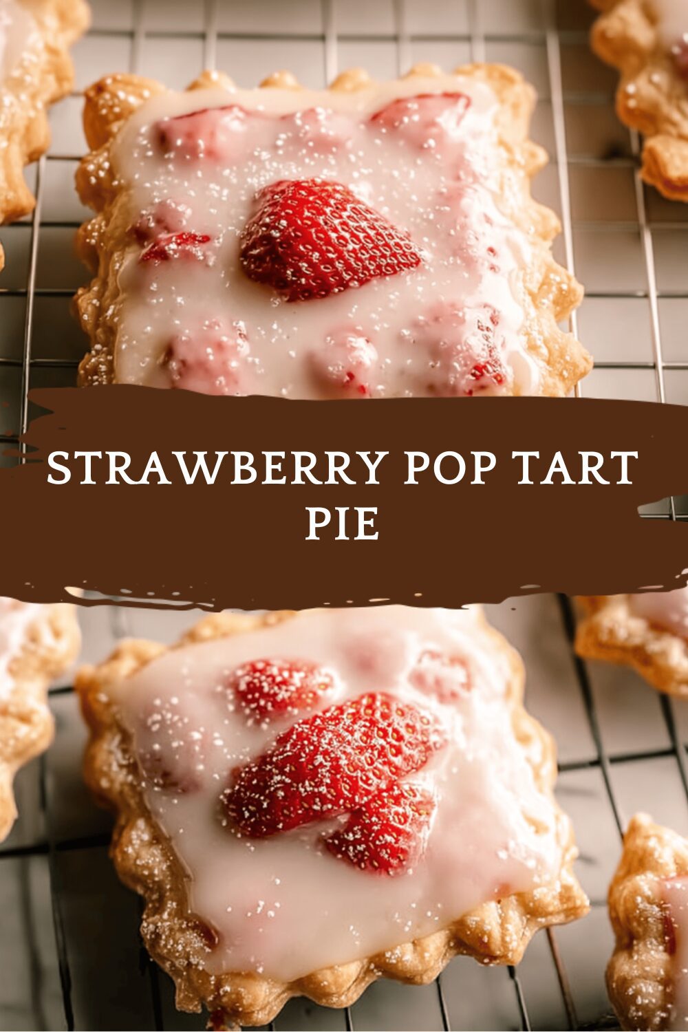 Strawberry Pop Tart Pie