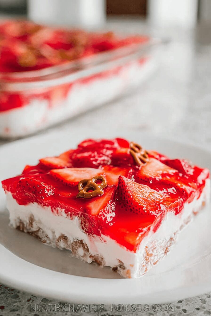 Strawberry Pretzel Salad