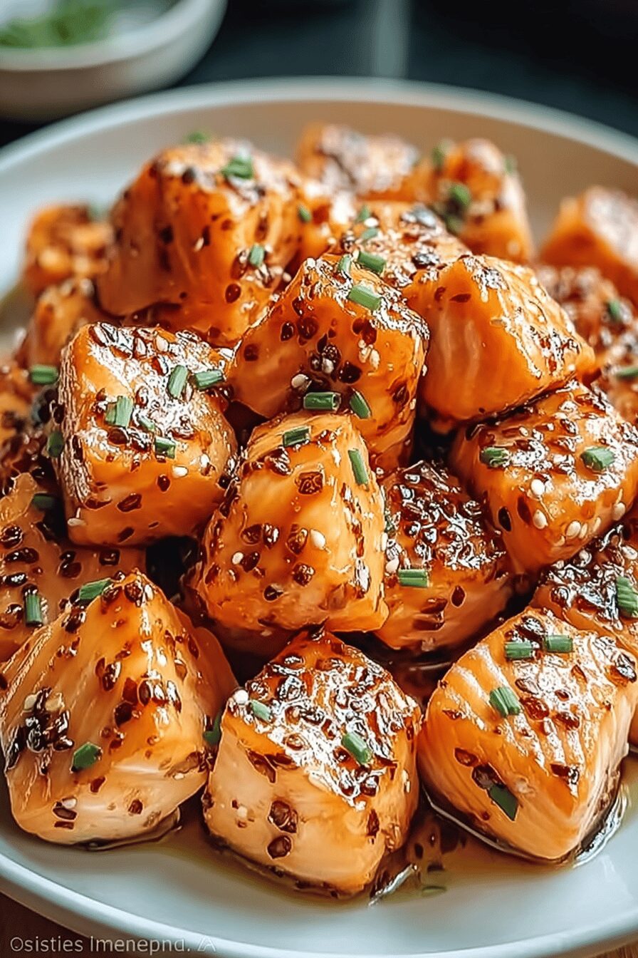 Air Fryer Salmon Bites