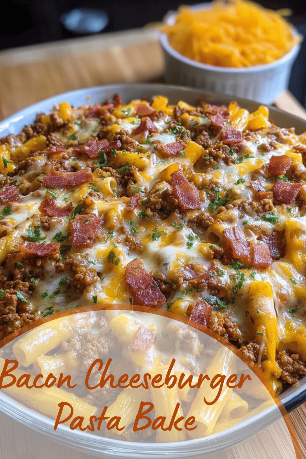 Bacon Cheeseburger Pasta Bake