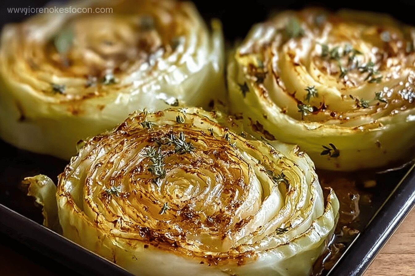 Baked Cabbage Steaks