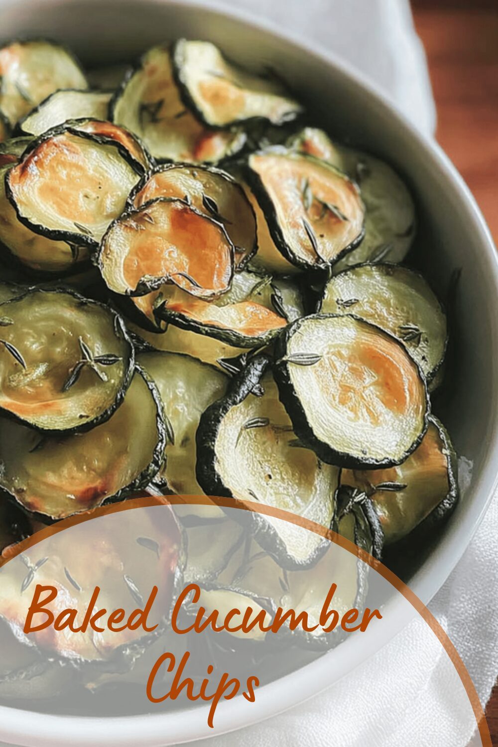 Baked Cucumber Chips