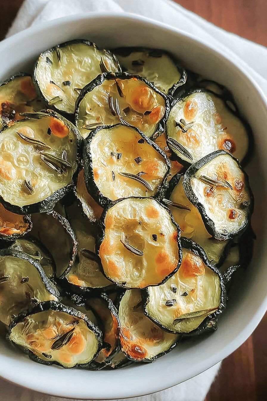 Baked Cucumber Chips