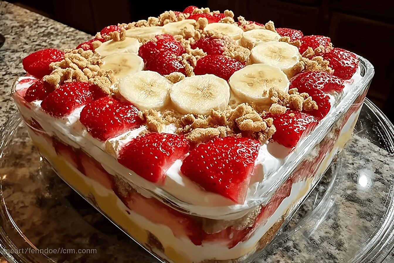 Banana Pudding Strawberry Shortcake