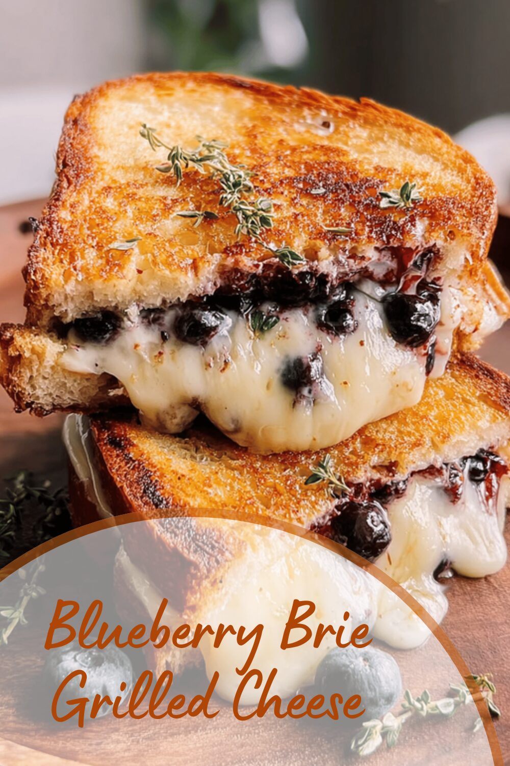 Blueberry Brie Grilled Cheese