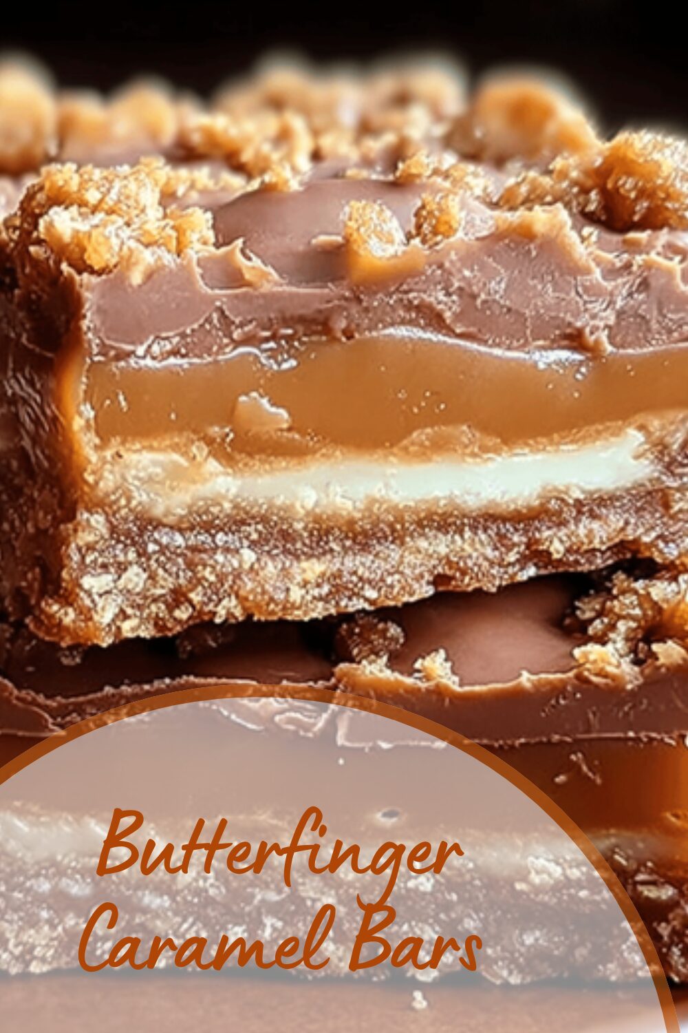 Butterfinger Caramel Bars