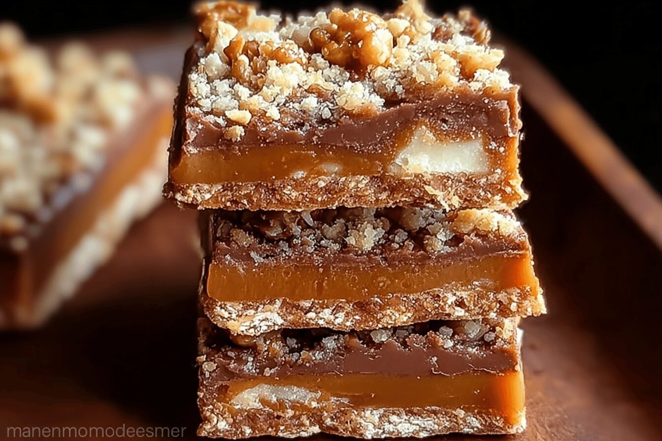 Butterfinger Caramel Bars