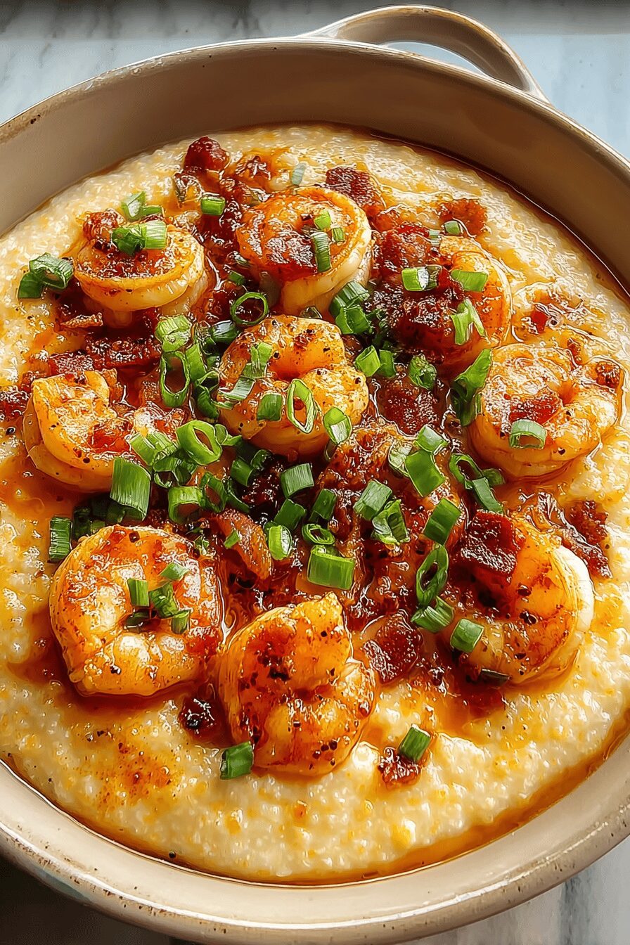 Cajun Shrimp New Orleans Grits