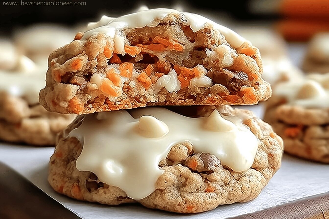 Carrot Cheesecake Cookies