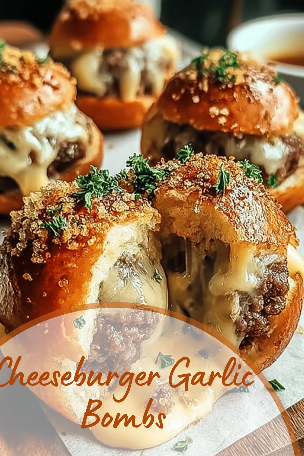 Cheeseburger Garlic Bombs