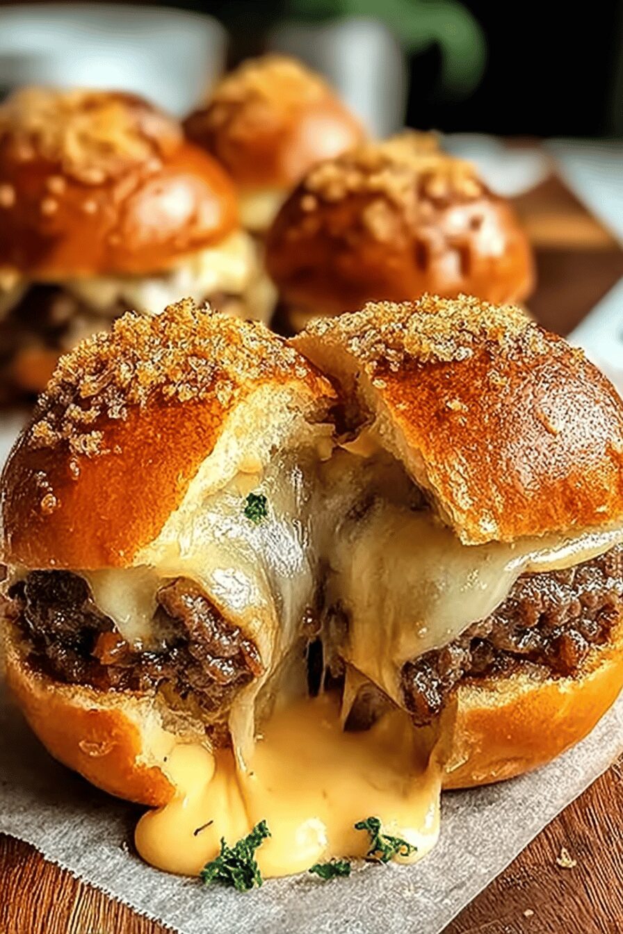 Cheeseburger Garlic Bombs
