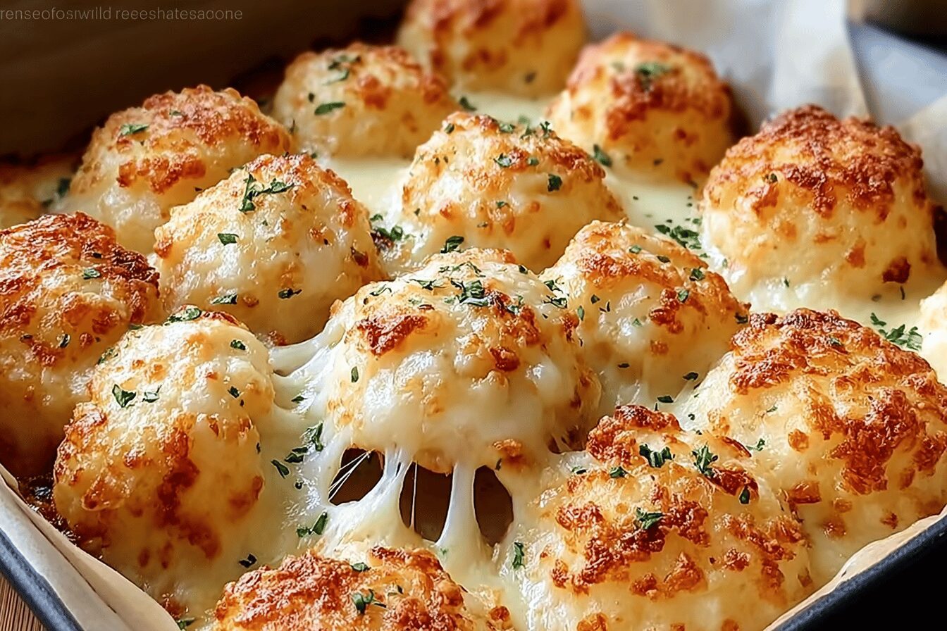 Cheesy Parmesan Mozzarella Bites