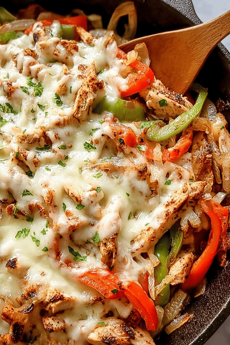 Chicken Cheesesteak Skillet