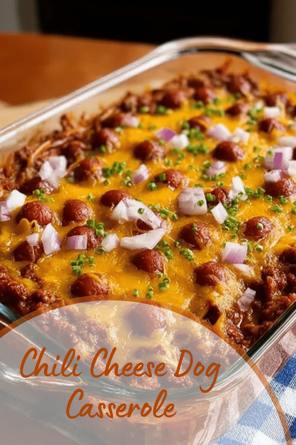 Chili Cheese Dog Casserole