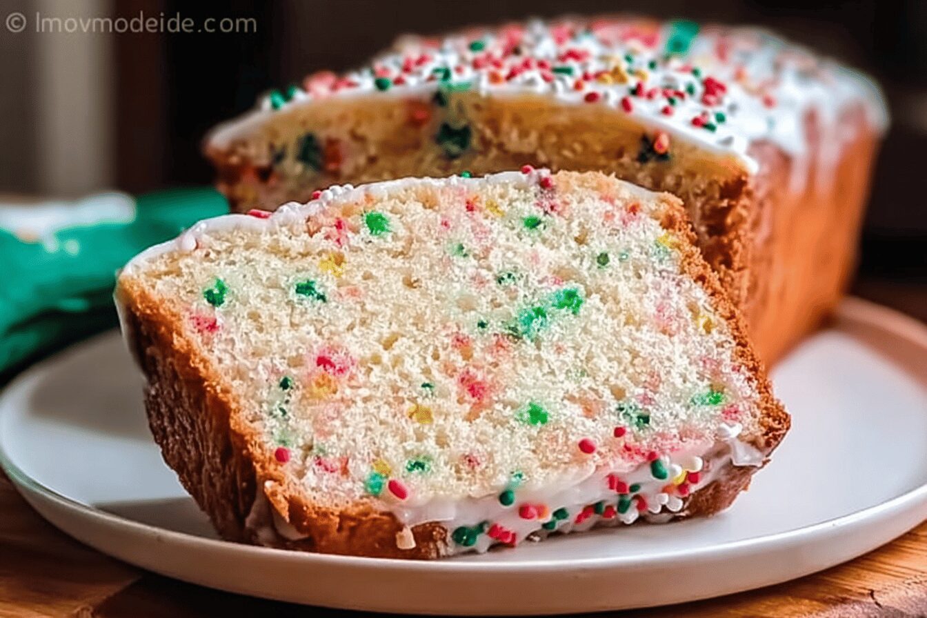 Christmas Funfetti Bread