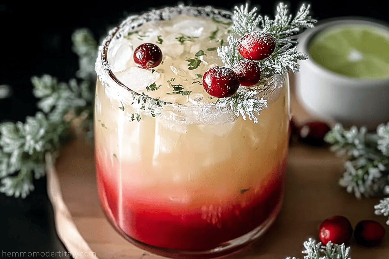 Christmas Mistletoe Margarita