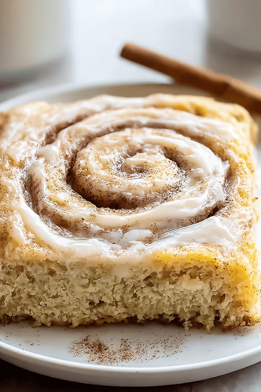 Cinnamon Roll Cake