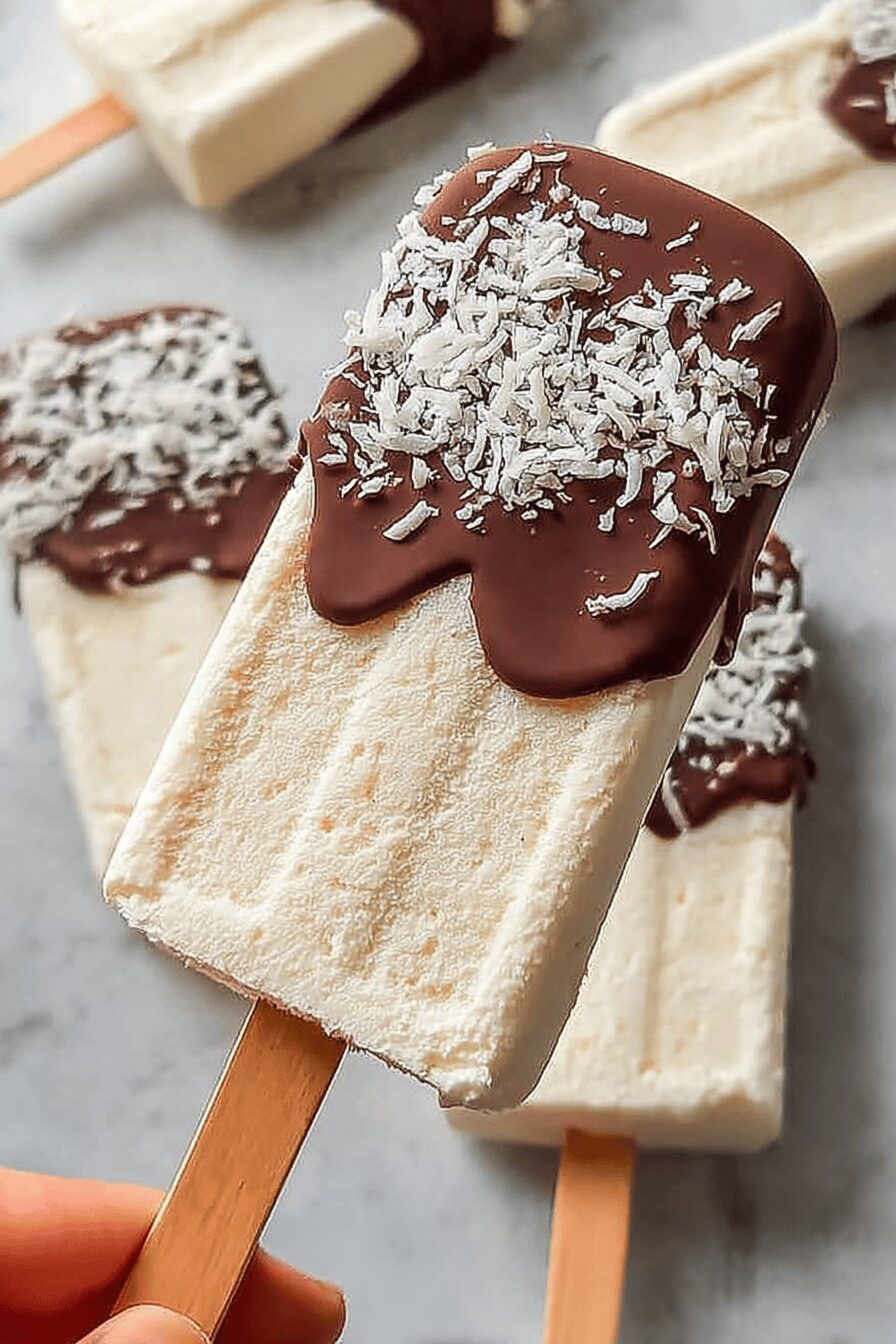 Coconut Cream Popsicles