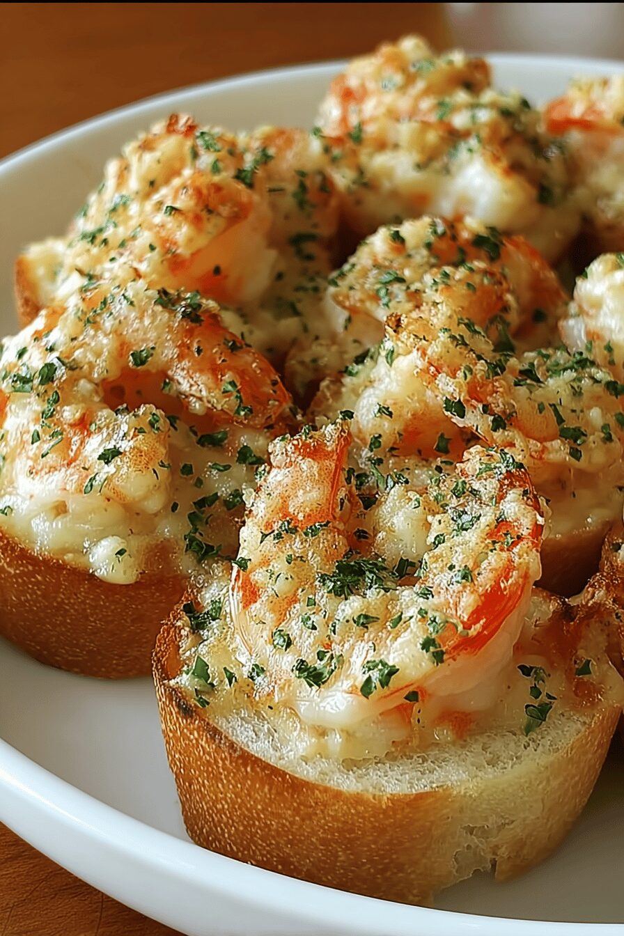 Crabby Shrimp Garlic Bombs
