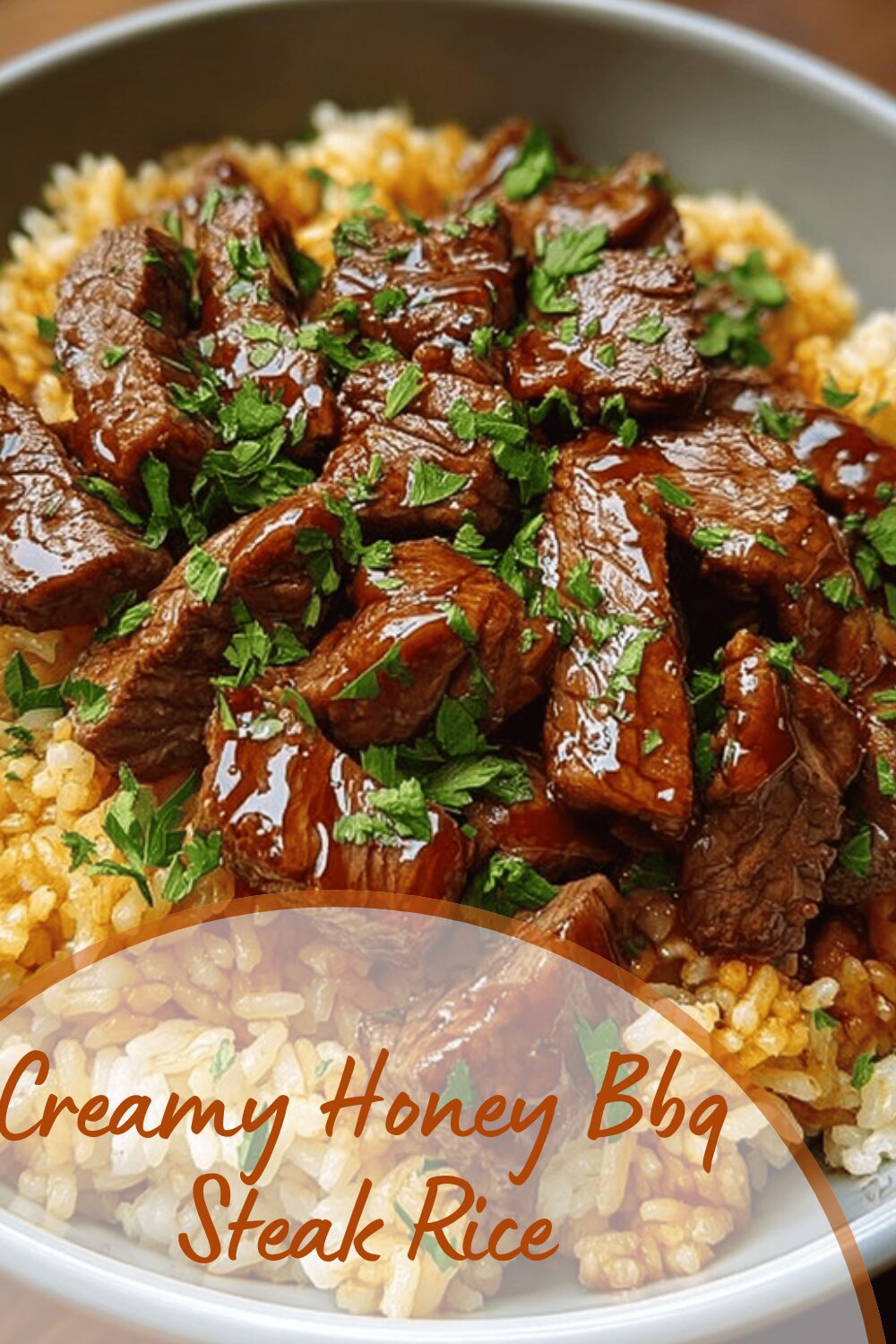 Creamy Honey Bbq Steak Rice
