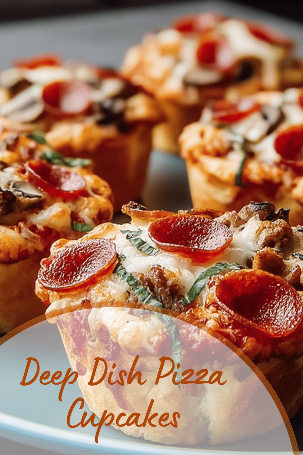 Deep Dish Pizza Cupcakes