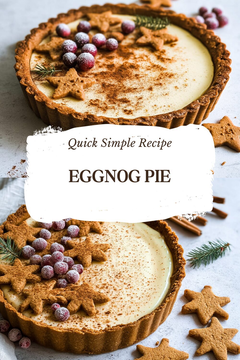 Eggnog Pie