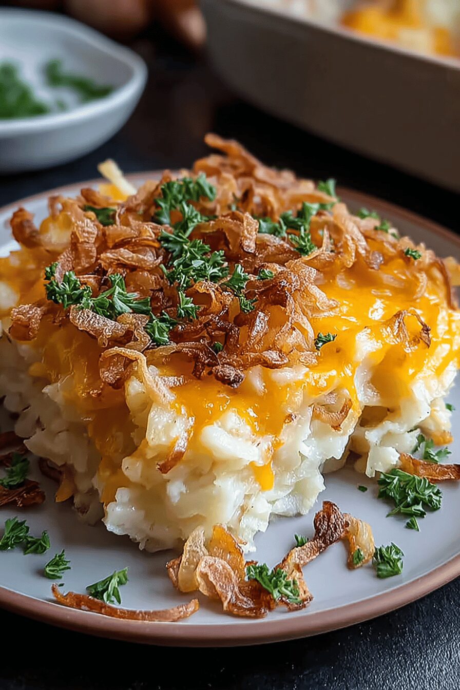French Onion Funeral Potatoes