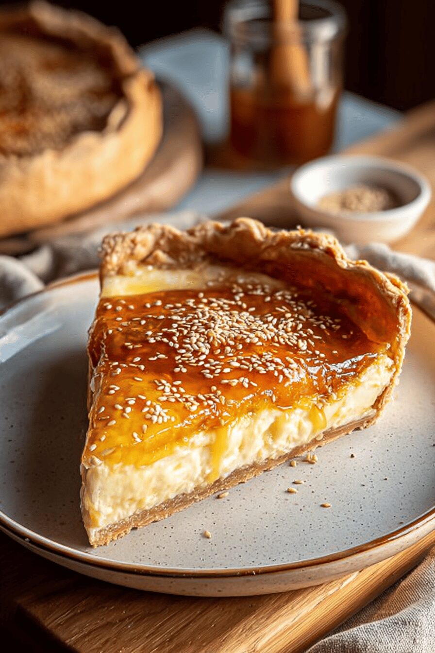 Golden Greek Honey Pie
