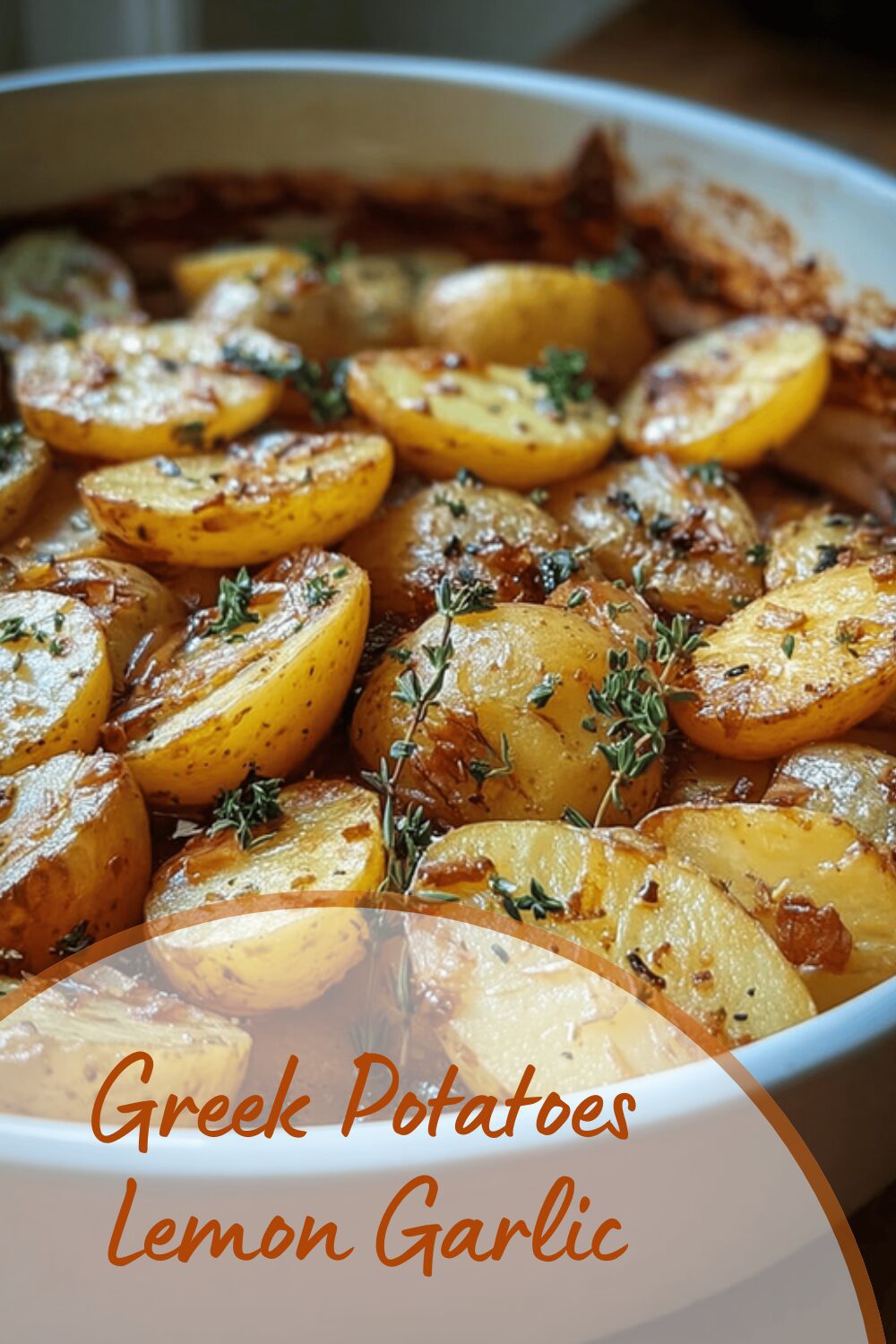 Greek Potatoes Lemon Garlic