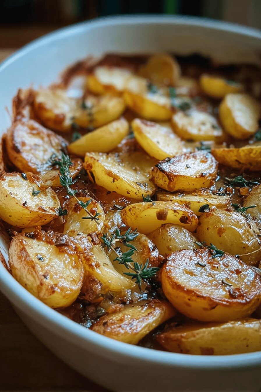 Greek Potatoes Lemon Garlic