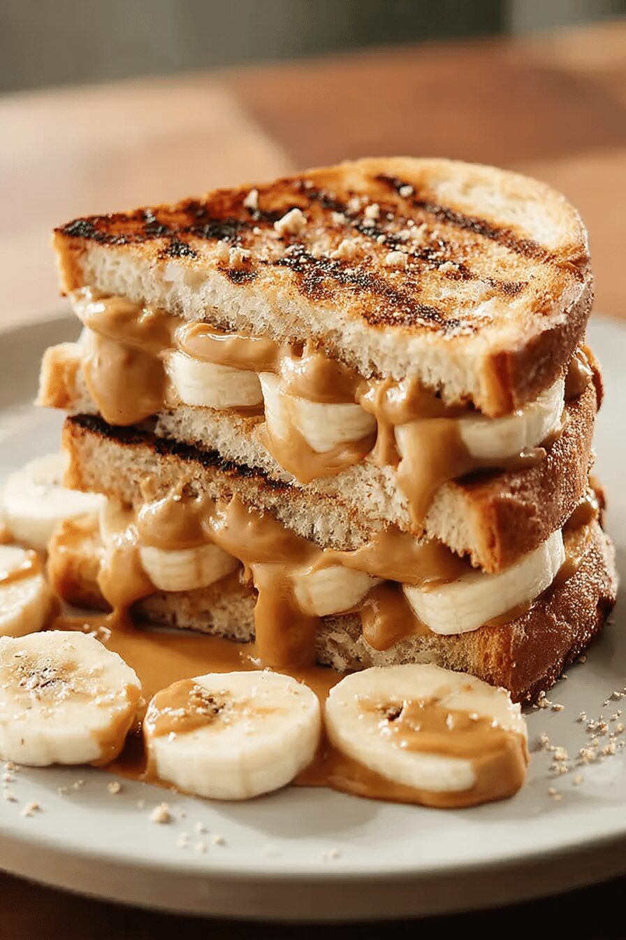 Grilled Peanut Butter Banana