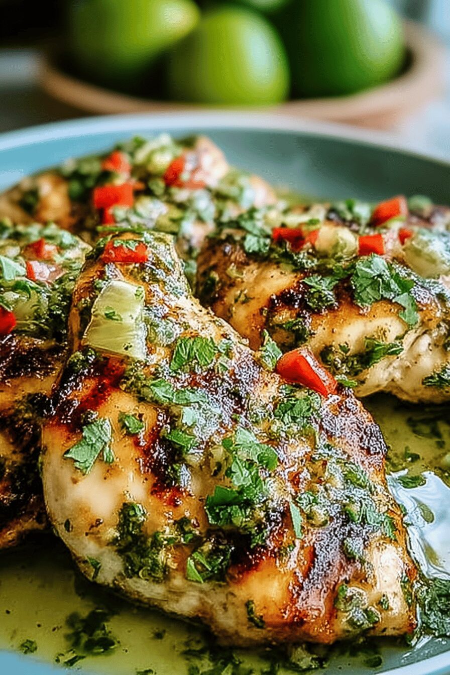 Grilled Salsa Verde Chicken